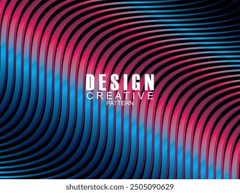 Diseño de fondo de Premium con motivo ondulado negro. Plantilla Horizontal de Vector, para el Anuncio de negocios de lujo digital, invitación formal contemporánea, cupón de lujo, certificado de regalo, etc.