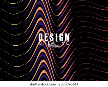 Premium background design with black waving motif. Vector horizontal template, for digital luxury business banner, contemporary formal invitation, luxury voucher, gift certificate, etc.
