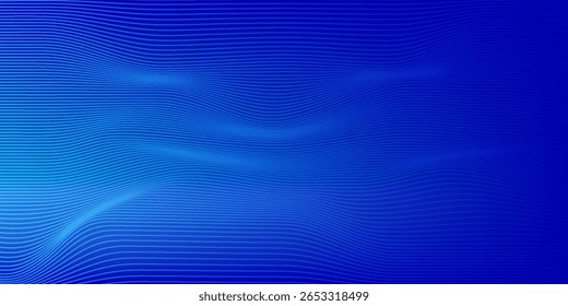 Design de fundo premium com padrão de linha azul em cores luxuosas.