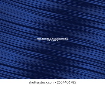 Premium background design with blue lines pattern. Vector horizontal template for digital luxury business banner, contemporary formal invitation, luxury voucher, prestigious gift certificate, etc.