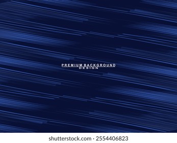 Premium background design with blue lines pattern. Vector horizontal template for digital luxury business banner, contemporary formal invitation, luxury voucher, prestigious gift certificate, etc.