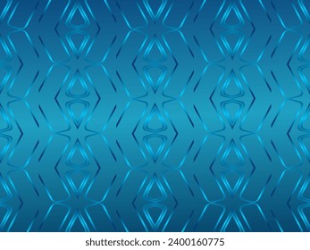 Premium background design with blue modern pattern. Vector horizontal template for digital lux business banner, contemporary formal invitation, luxury voucher, prestigious gift certificate.