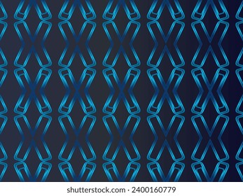 Premium background design with blue modern pattern. Vector horizontal template for digital lux business banner, contemporary formal invitation, luxury voucher, prestigious gift certificate.