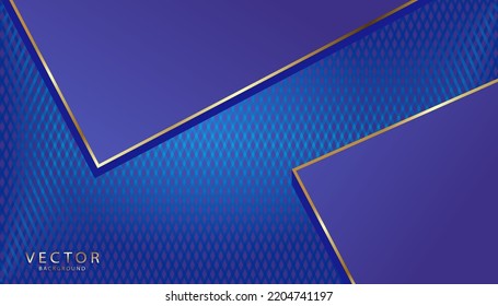 Diseño de fondo premium con un patrón de línea azul oscuro.