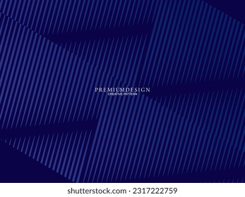 Premium background design with dark blue luxury motif. Vector horizontal template, for digital lux business banners, contemporary formal invitations, luxury vouchers, gift certificates, etc.