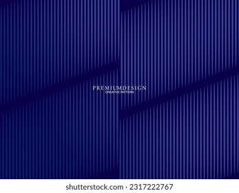 Diseño de fondo de primera calidad con motivos de lujo azul oscuro. Plantilla horizontal vectorial, para banners digitales lux business, invitaciones formales contemporáneas, vales de lujo, certificados de regalo, etc.