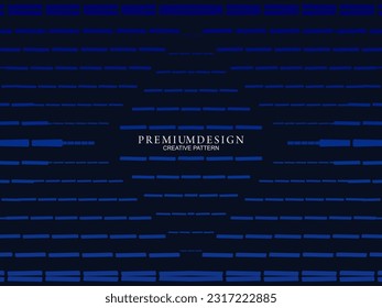 Premium background design with dark blue luxury motif. Vector horizontal template, for digital lux business banners, contemporary formal invitations, luxury vouchers, gift certificates, etc.