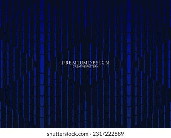 Premium background design with dark blue luxury motif. Vector horizontal template, for digital lux business banners, contemporary formal invitations, luxury vouchers, gift certificates, etc.