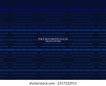 Premium background design with dark blue luxury motif. Vector horizontal template, for digital lux business banners, contemporary formal invitations, luxury vouchers, gift certificates, etc.