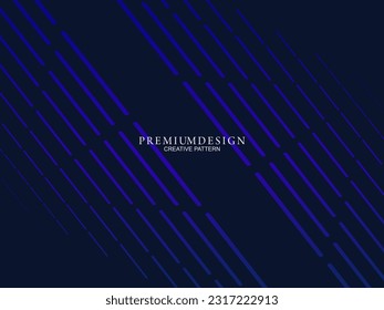 Premium background design with dark blue luxury motif. Vector horizontal template, for digital lux business banners, contemporary formal invitations, luxury vouchers, gift certificates, etc.