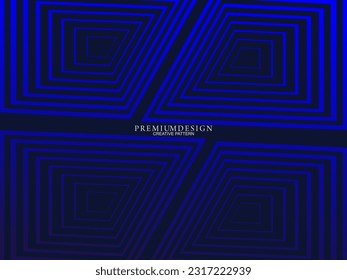 Premium background design with dark blue luxury motif. Vector horizontal template, for digital lux business banners, contemporary formal invitations, luxury vouchers, gift certificates, etc.
