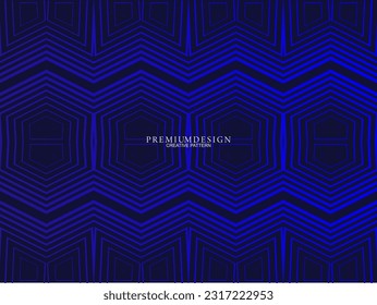 Premium background design with dark blue luxury motif. Vector horizontal template, for digital lux business banners, contemporary formal invitations, luxury vouchers, gift certificates, etc.