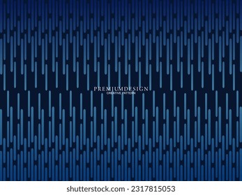 Premium background design with dark blue luxury motif. Vector horizontal template, for digital lux business banners, contemporary formal invitations, luxury vouchers, gift certificates, etc.