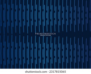 Diseño de fondo de primera calidad con motivos de lujo azul oscuro. Plantilla horizontal vectorial, para banners digitales lux business, invitaciones formales contemporáneas, vales de lujo, certificados de regalo, etc.