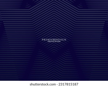 Premium background design with dark blue luxury motif. Vector horizontal template, for digital lux business banners, contemporary formal invitations, luxury vouchers, gift certificates, etc.