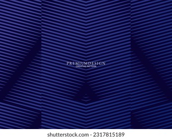 Premium background design with dark blue luxury motif. Vector horizontal template, for digital lux business banners, contemporary formal invitations, luxury vouchers, gift certificates, etc.