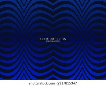 Premium background design with dark blue luxury motif. Vector horizontal template, for digital lux business banners, contemporary formal invitations, luxury vouchers, gift certificates, etc.