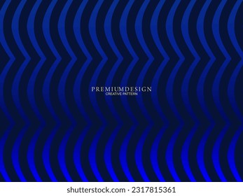 Diseño de fondo de primera calidad con motivos de lujo azul oscuro. Plantilla horizontal vectorial, para banners digitales lux business, invitaciones formales contemporáneas, vales de lujo, certificados de regalo, etc.