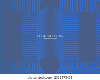 Diseño de fondo de primera calidad con motivos de lujo azul oscuro. Plantilla horizontal vectorial, para banners digitales lux business, invitaciones formales contemporáneas, vales de lujo, certificados de regalo, etc.