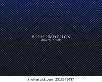Premium background design with dark blue luxury motif. Vector horizontal template, for digital lux business banners, contemporary formal invitations, luxury vouchers, gift certificates, etc.
