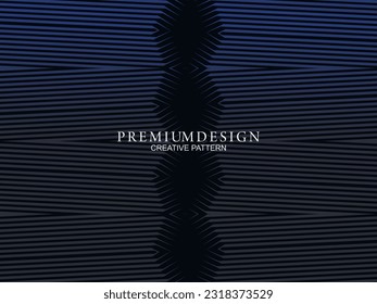 Premium background design with dark blue luxury motif. Vector horizontal template, for digital lux business banners, contemporary formal invitations, luxury vouchers, gift certificates, etc.