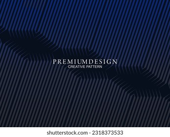 Premium background design with dark blue luxury motif. Vector horizontal template, for digital lux business banners, contemporary formal invitations, luxury vouchers, gift certificates, etc.