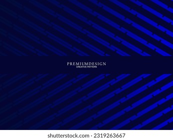 Diseño de fondo de primera calidad con motivos geométricos de lujo azul oscuro. Diseño exclusivo de fondo de pantalla para carteles, folletos, presentaciones, sitios web, etc.