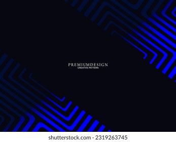 Diseño de fondo de primera calidad con motivos geométricos de lujo azul oscuro. Diseño exclusivo de fondo de pantalla para carteles, folletos, presentaciones, sitios web, etc.