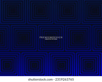 Diseño de fondo de primera calidad con motivos geométricos de lujo azul oscuro. Diseño exclusivo de fondo de pantalla para carteles, folletos, presentaciones, sitios web, etc.