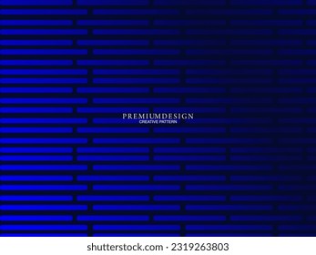 Premium background design with dark blue luxury geometric elements motif. Exclusive wallpaper design for posters, flyers, presentations, websites, etc.