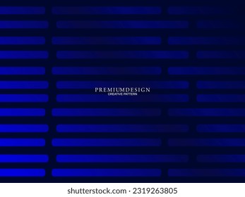 Premium background design with dark blue luxury geometric elements motif. Exclusive wallpaper design for posters, flyers, presentations, websites, etc.