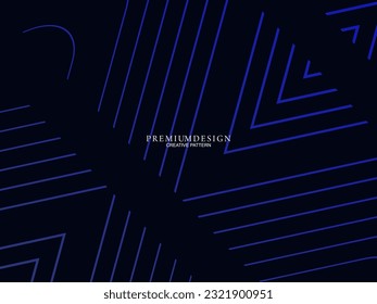 Diseño de fondo de primera calidad con motivos geométricos de lujo azul oscuro. Diseño exclusivo de fondo de pantalla para carteles, folletos, presentaciones, sitios web, etc.