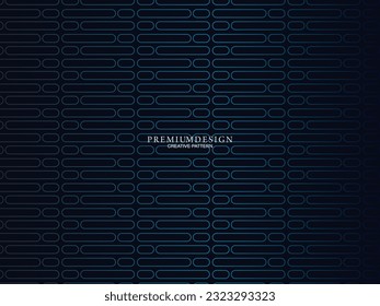 Premium background design with dark blue luxury motif. Vector horizontal template, for digital lux business banners, contemporary formal invitations, luxury vouchers, gift certificates, etc.