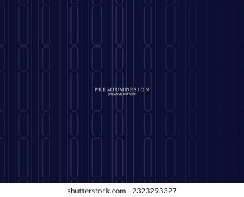 Diseño de fondo de primera calidad con motivos de lujo azul oscuro. Plantilla horizontal vectorial, para banners digitales lux business, invitaciones formales contemporáneas, vales de lujo, certificados de regalo, etc.