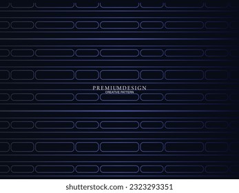 Premium background design with dark blue luxury motif. Vector horizontal template, for digital lux business banners, contemporary formal invitations, luxury vouchers, gift certificates, etc.