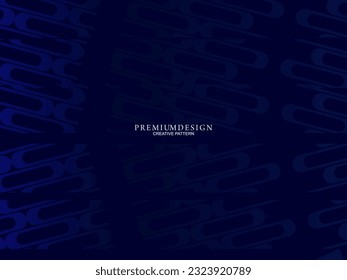 Diseño de fondo de primera calidad con motivos de lujo azul oscuro. Plantilla horizontal vectorial, para banners digitales lux business, invitaciones formales contemporáneas, vales de lujo, certificados de regalo, etc.
