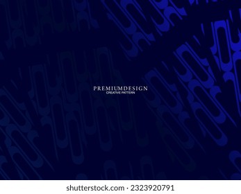 Premium background design with dark blue luxury motif. Vector horizontal template, for digital lux business banners, contemporary formal invitations, luxury vouchers, gift certificates, etc.
