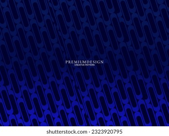 Diseño de fondo de primera calidad con motivos de lujo azul oscuro. Plantilla horizontal vectorial, para banners digitales lux business, invitaciones formales contemporáneas, vales de lujo, certificados de regalo, etc.