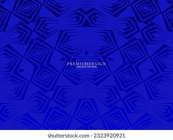 Premium-Hintergrund-Design mit dunkelblauem Luxusmotiv. Horizontale Vektorvorlage für digitale Lux-Business-Banner, zeitgenössische formale Einladungen, Luxusgutscheine, Geschenkgutscheine, etc.