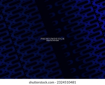 Premium background design with dark blue luxury motif. Vector horizontal template, for digital lux business banners, contemporary formal invitations, luxury vouchers, gift certificates, etc.