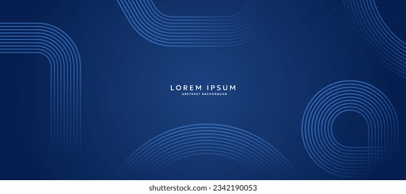 Premium-Hintergrund-Design mit dunkelblauen Linien. Für digitale Luxus-Business-Banner, zeitgenössische formale Einladungen, Luxusgutscheine, angesehene Geschenke.