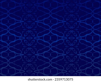 Diseño de fondo de primera calidad con motivos de lujo azul oscuro. Plantilla horizontal vectorial, para banner de negocios lux digital, invitación formal contemporánea, vale de lujo, certificado de regalo, etc.