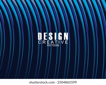 Premium background design with dark blue waving motif. Vector horizontal template, for digital luxury business banner, contemporary formal invitation, luxury voucher, gift certificate, etc.
