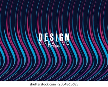 Premium background design with dark blue waving motif. Vector horizontal template, for digital luxury business banner, contemporary formal invitation, luxury voucher, gift certificate, etc.