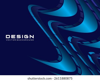 Premium background design with dark blue luxury motif. Vector horizontal template, for digital lux business banners, contemporary formal invitations, luxury vouchers, gift certificates, etc.