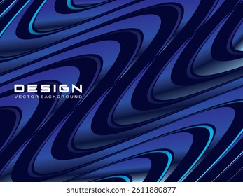 Premium background design with dark blue luxury motif. Vector horizontal template, for digital lux business banners, contemporary formal invitations, luxury vouchers, gift certificates, etc.