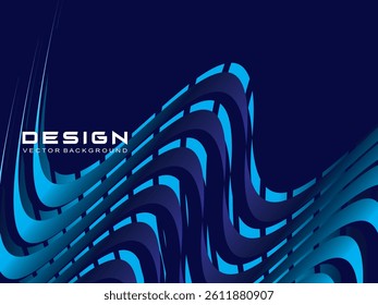 Premium background design with dark blue luxury motif. Vector horizontal template, for digital lux business banners, contemporary formal invitations, luxury vouchers, gift certificates, etc.