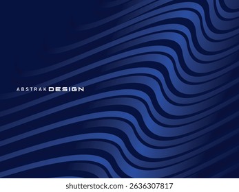 Premium background design with dark blue luxury motif. Vector horizontal template, for digital lux business banners, contemporary formal invitations, luxury vouchers, gift certificates, etc.