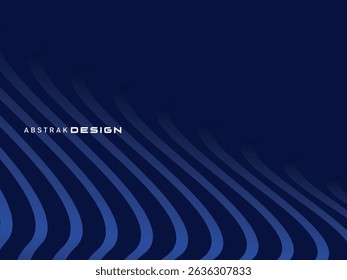 Premium background design with dark blue luxury motif. Vector horizontal template, for digital lux business banners, contemporary formal invitations, luxury vouchers, gift certificates, etc.