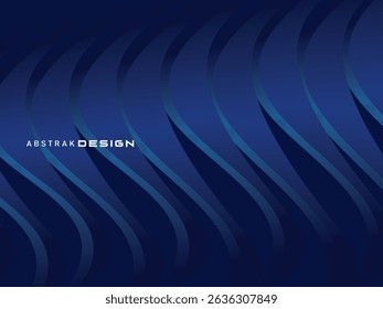 Premium background design with dark blue luxury motif. Vector horizontal template, for digital lux business banners, contemporary formal invitations, luxury vouchers, gift certificates, etc.